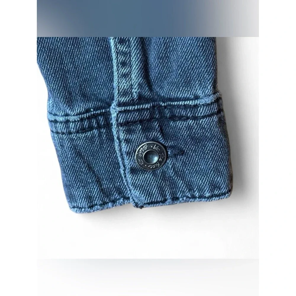 Free People Black Washed Cropped‎ Denim Jacket